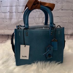 Coach 1941 Rogue 25 in Chambray Suede, BNWT